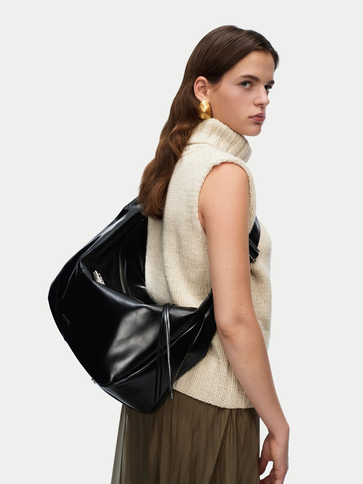 Sketch Super Large Crescent Bag