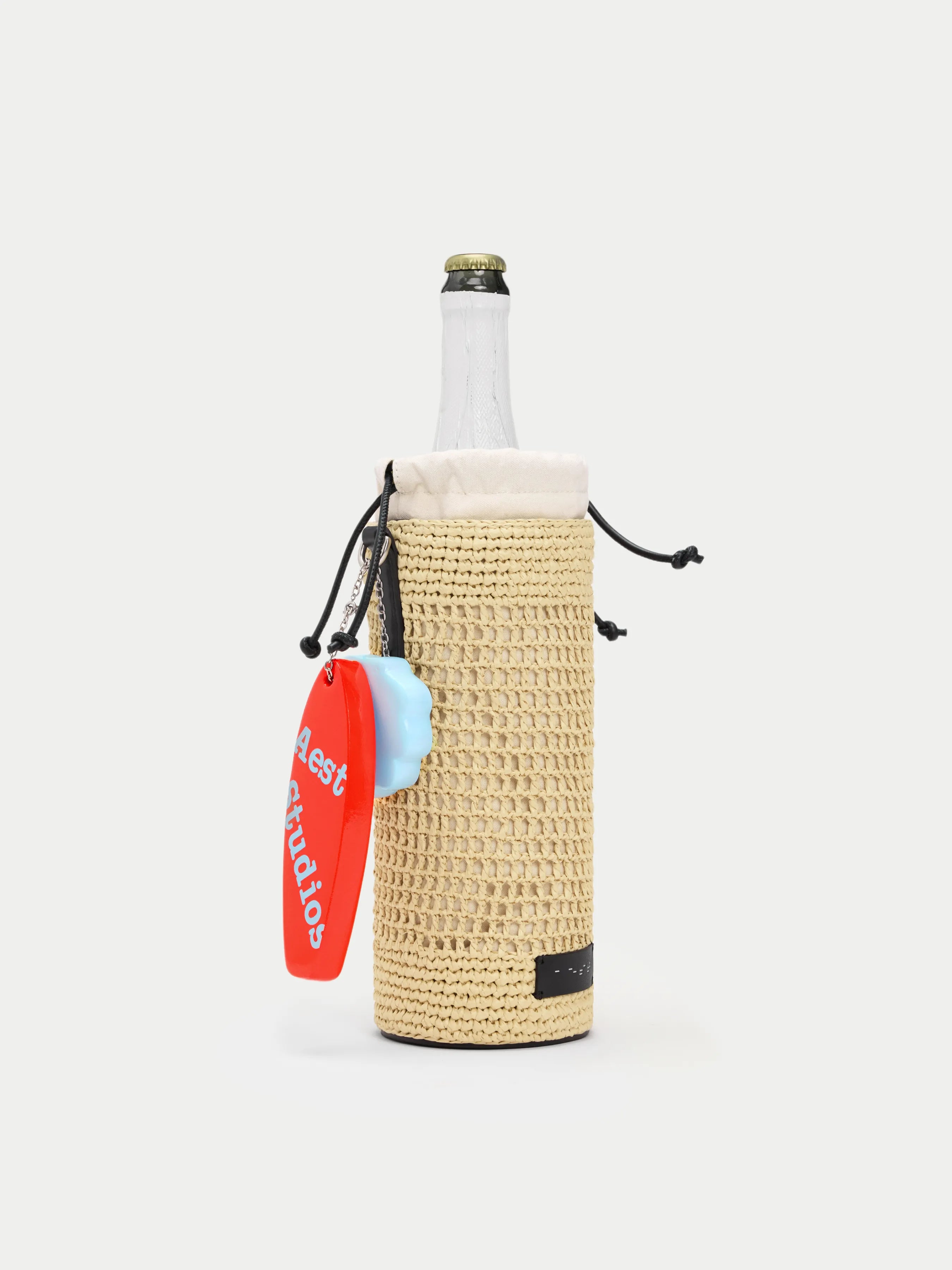 Capture Raffia Bottle Bag