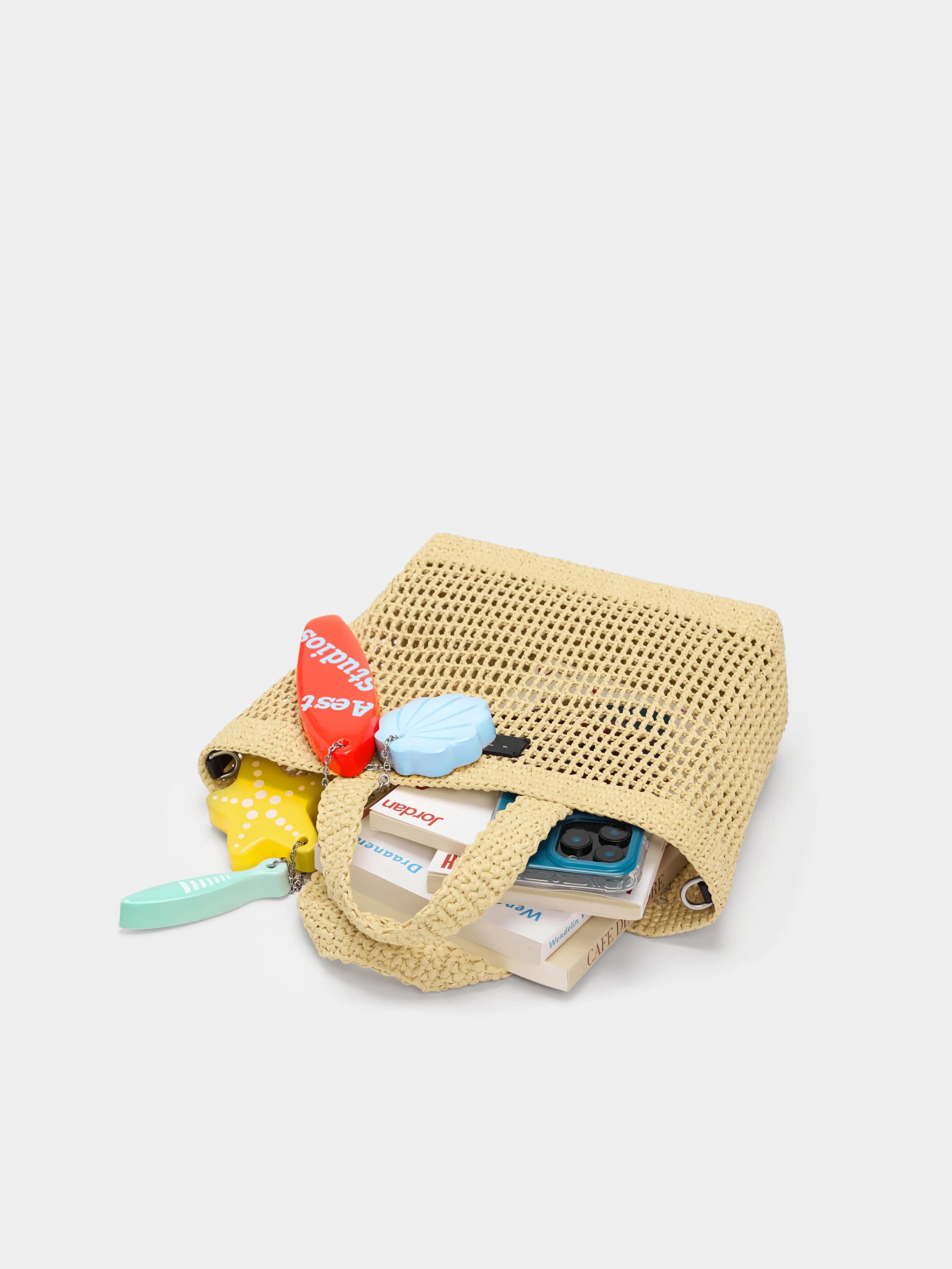Capture Raffia Book Bag