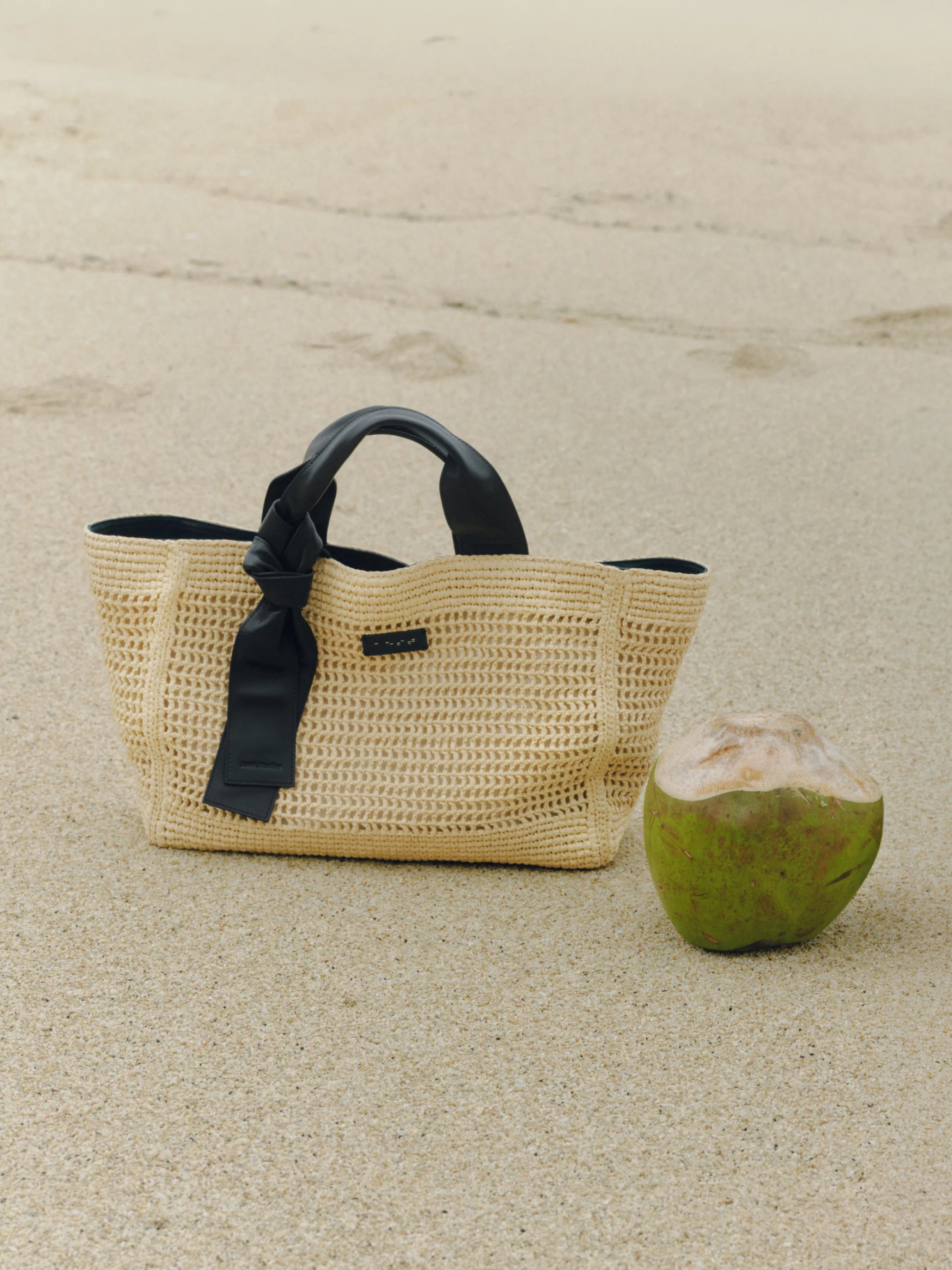 Capture Raffia Tote Bag