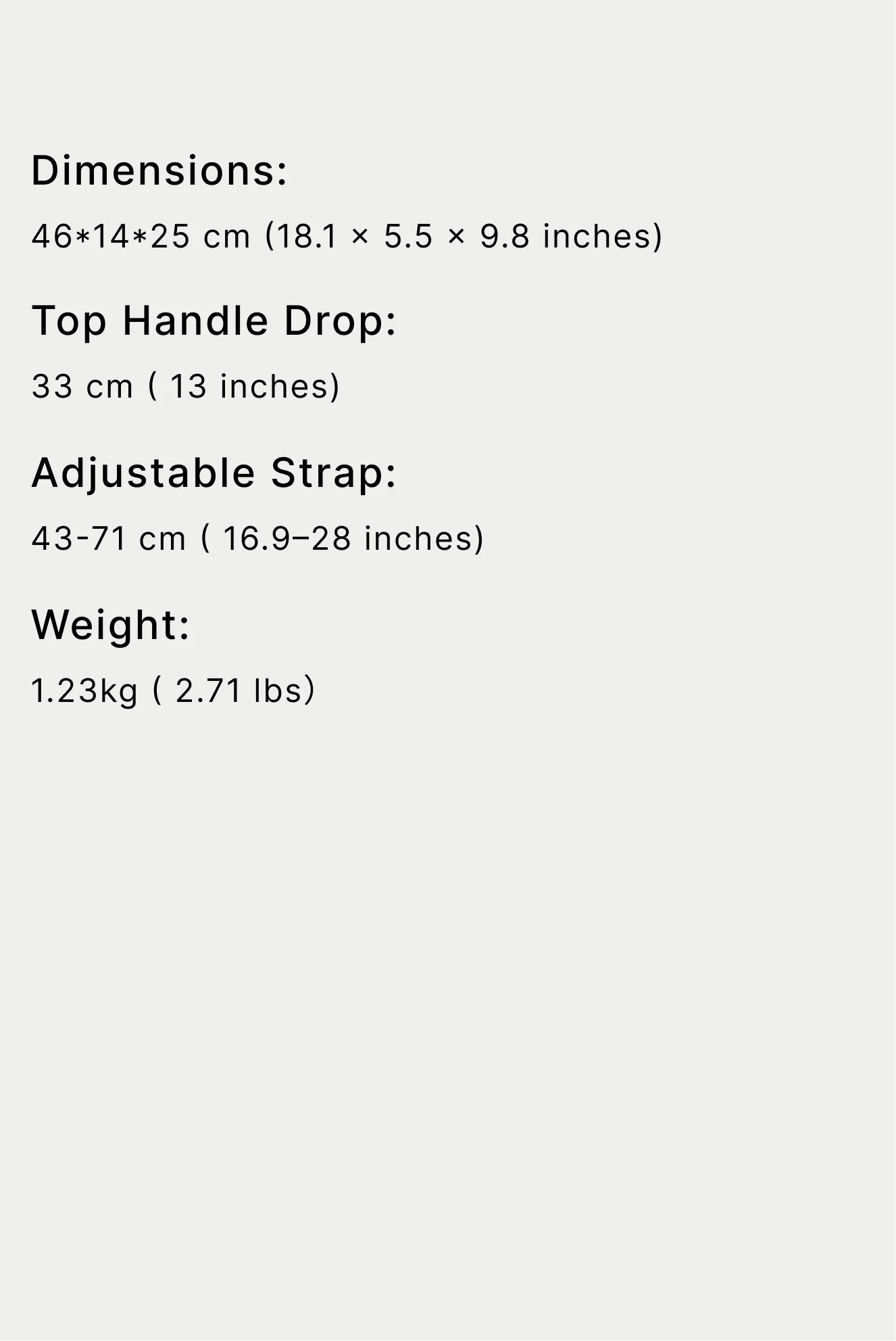 Specifications
