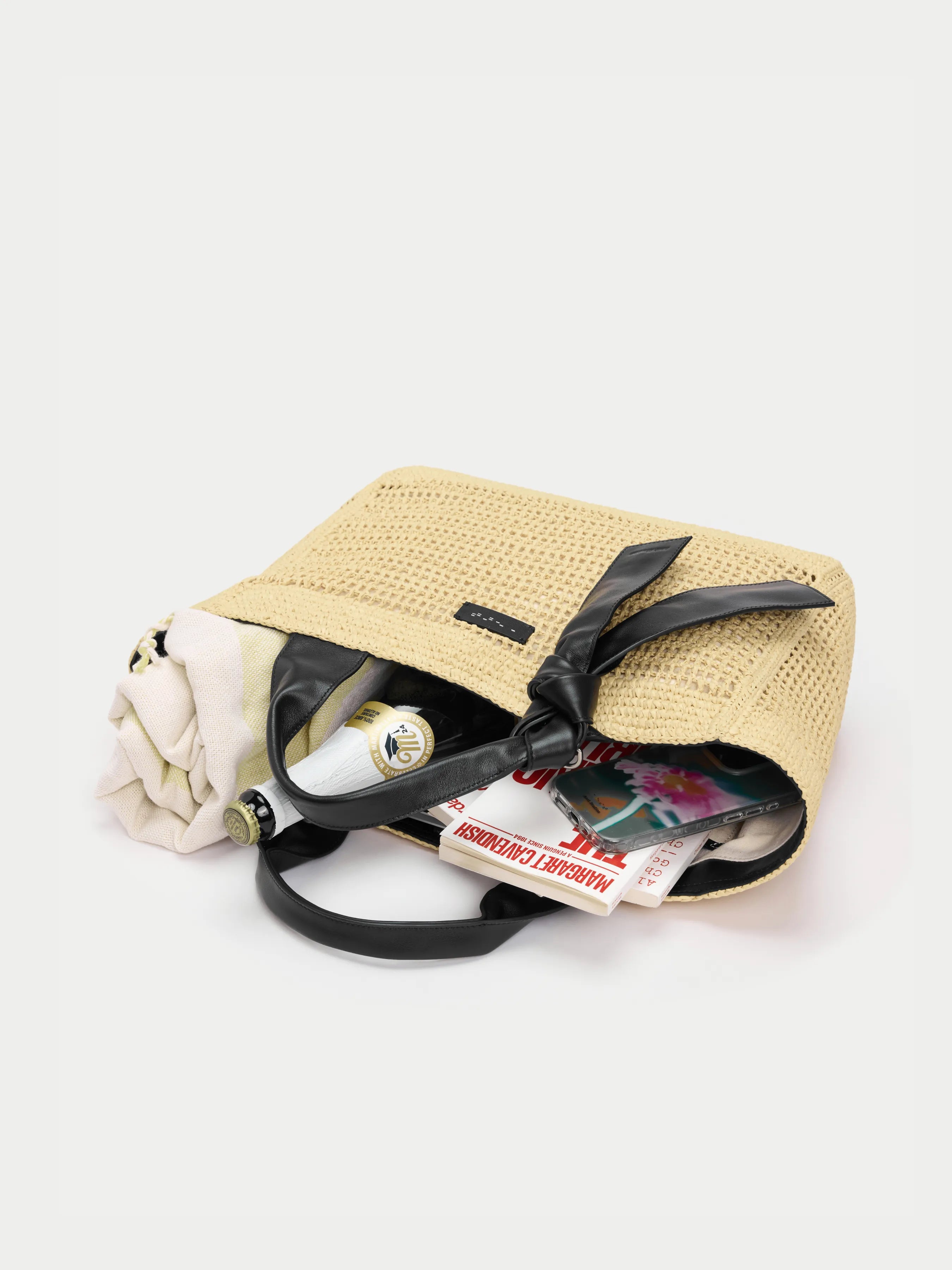 Capture Raffia Tote Bag