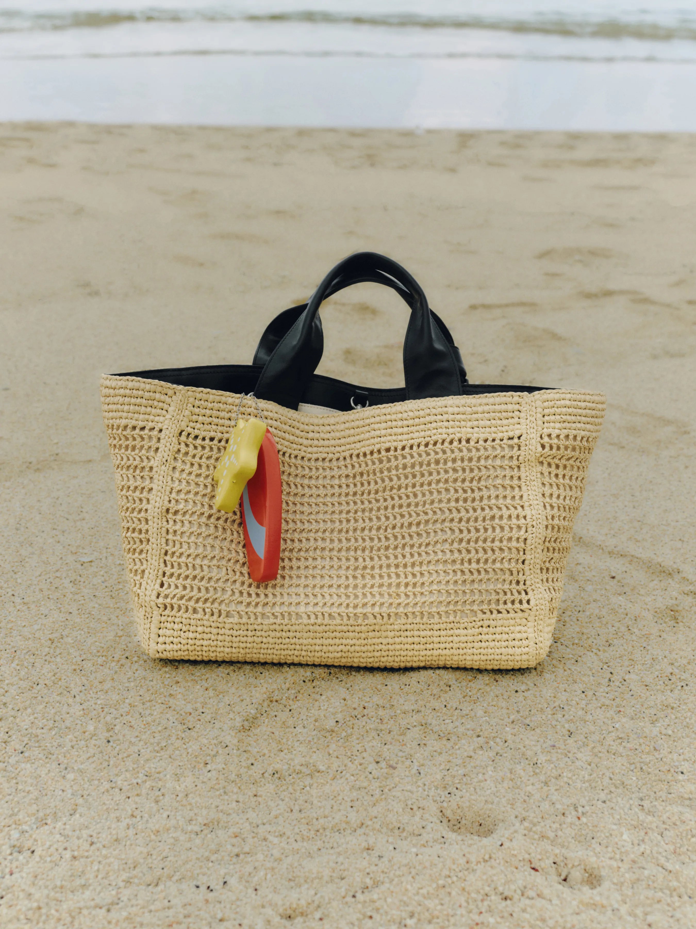 Capture Raffia Tote Bag