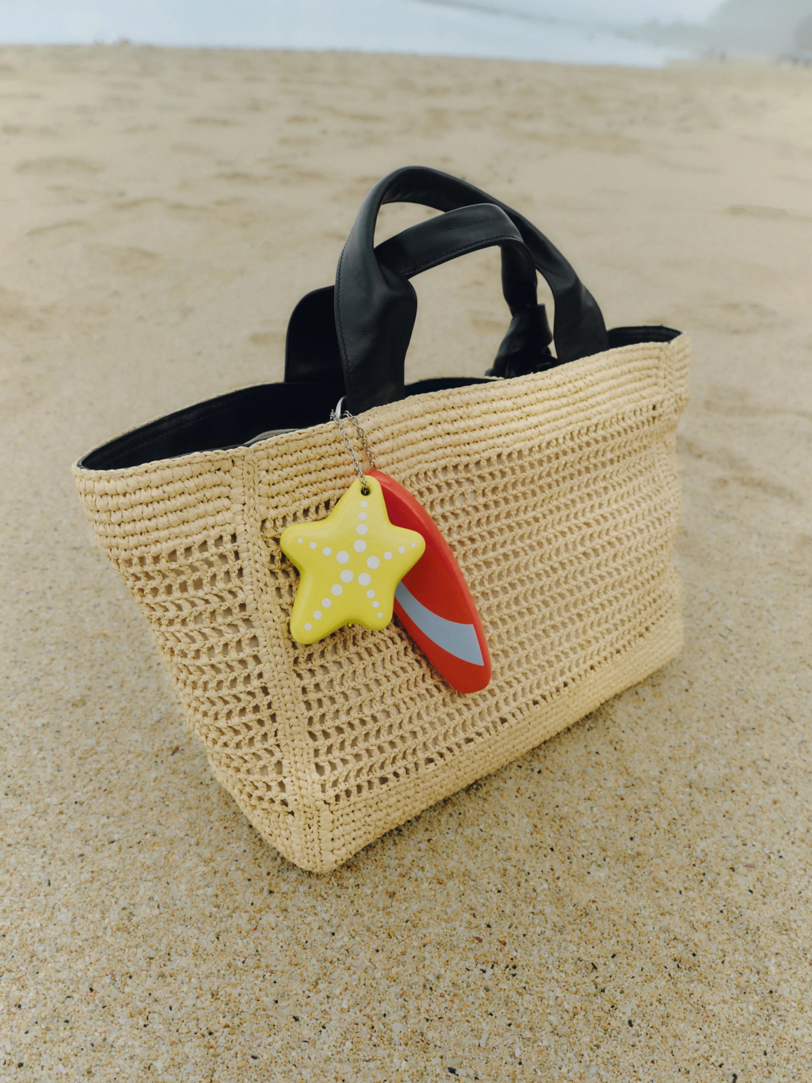 Capture Raffia Tote Bag